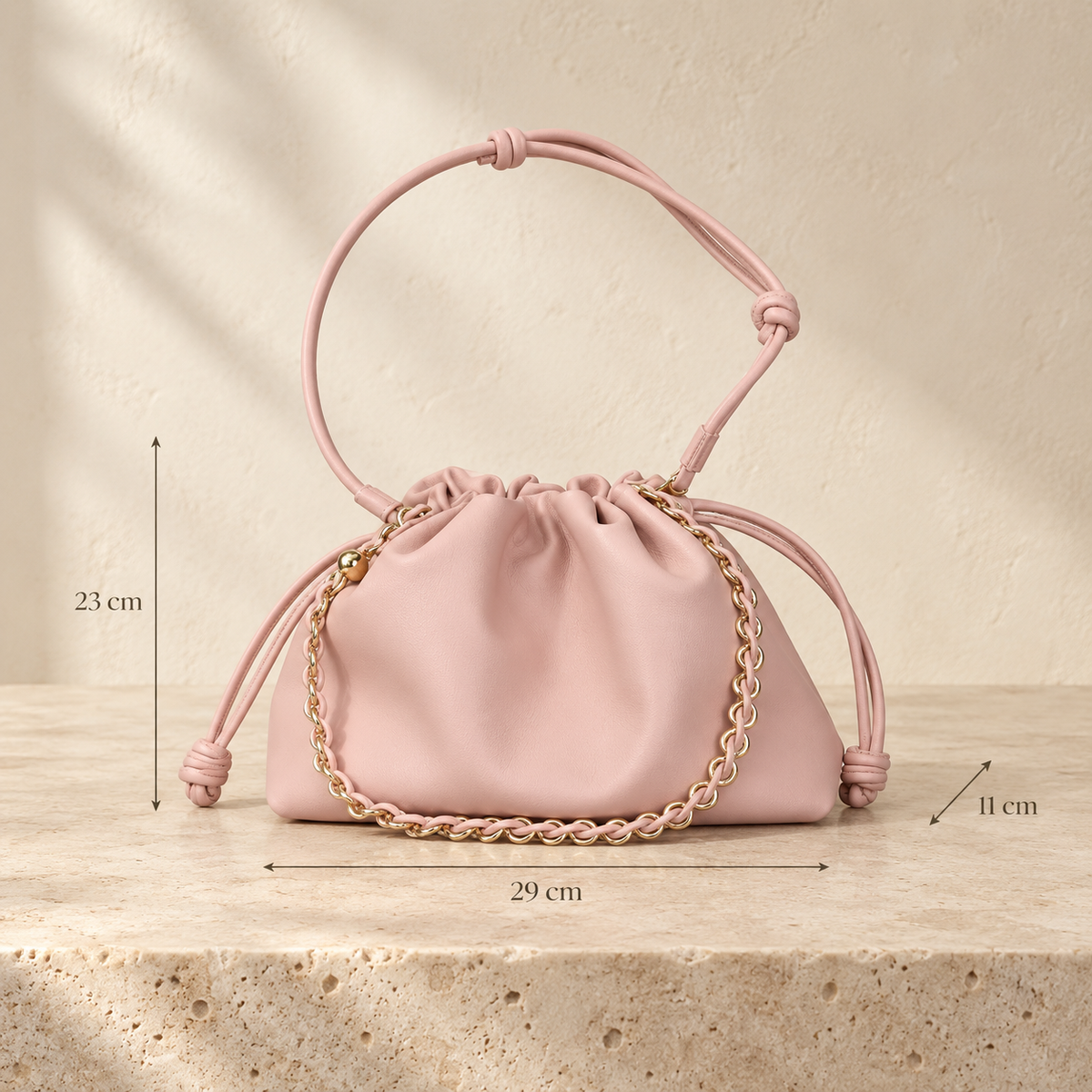 Charlotte Rosa, cartera de cuero de 29 x 23 x 11 cm