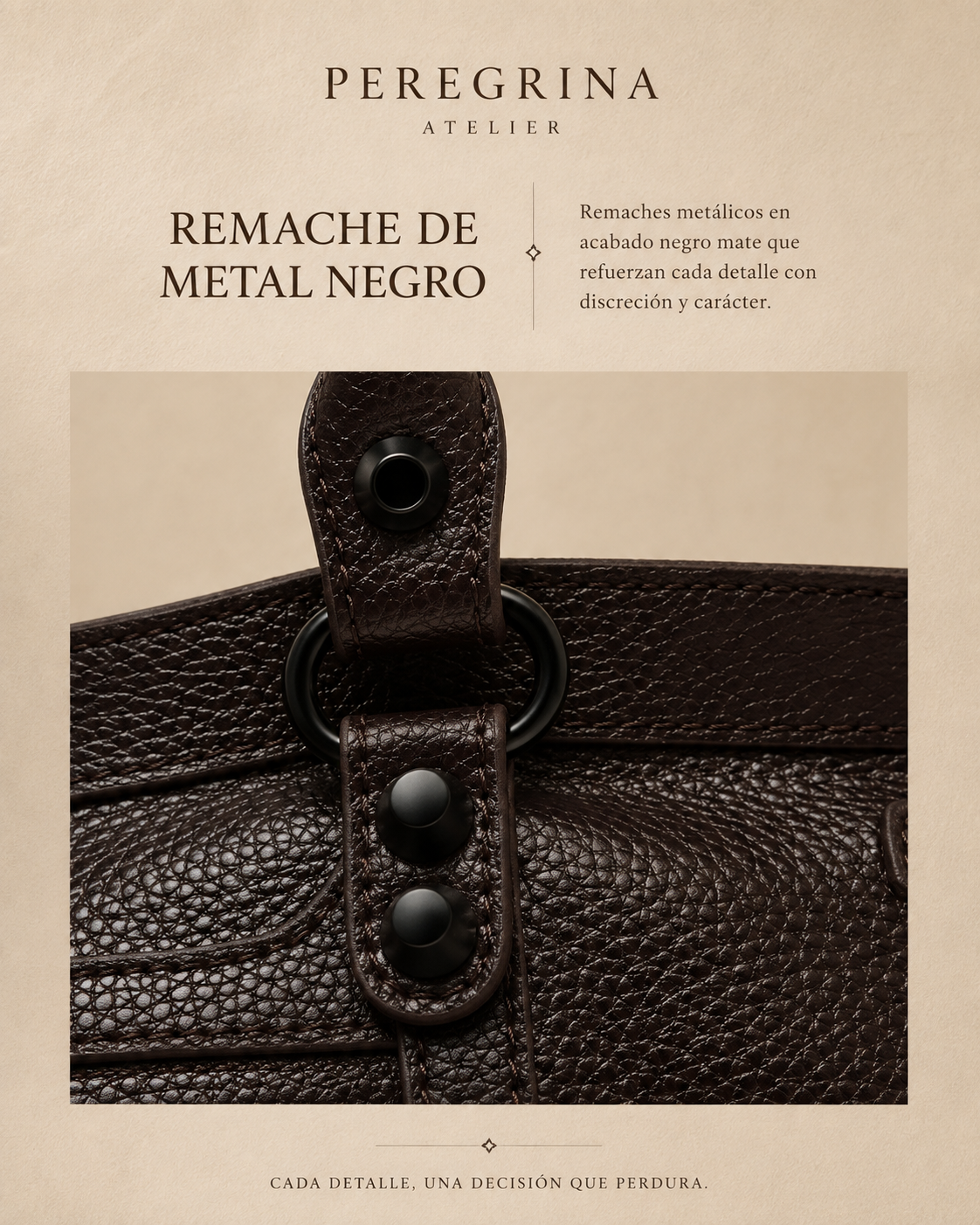 NARA Marrón Peregrina Atelier