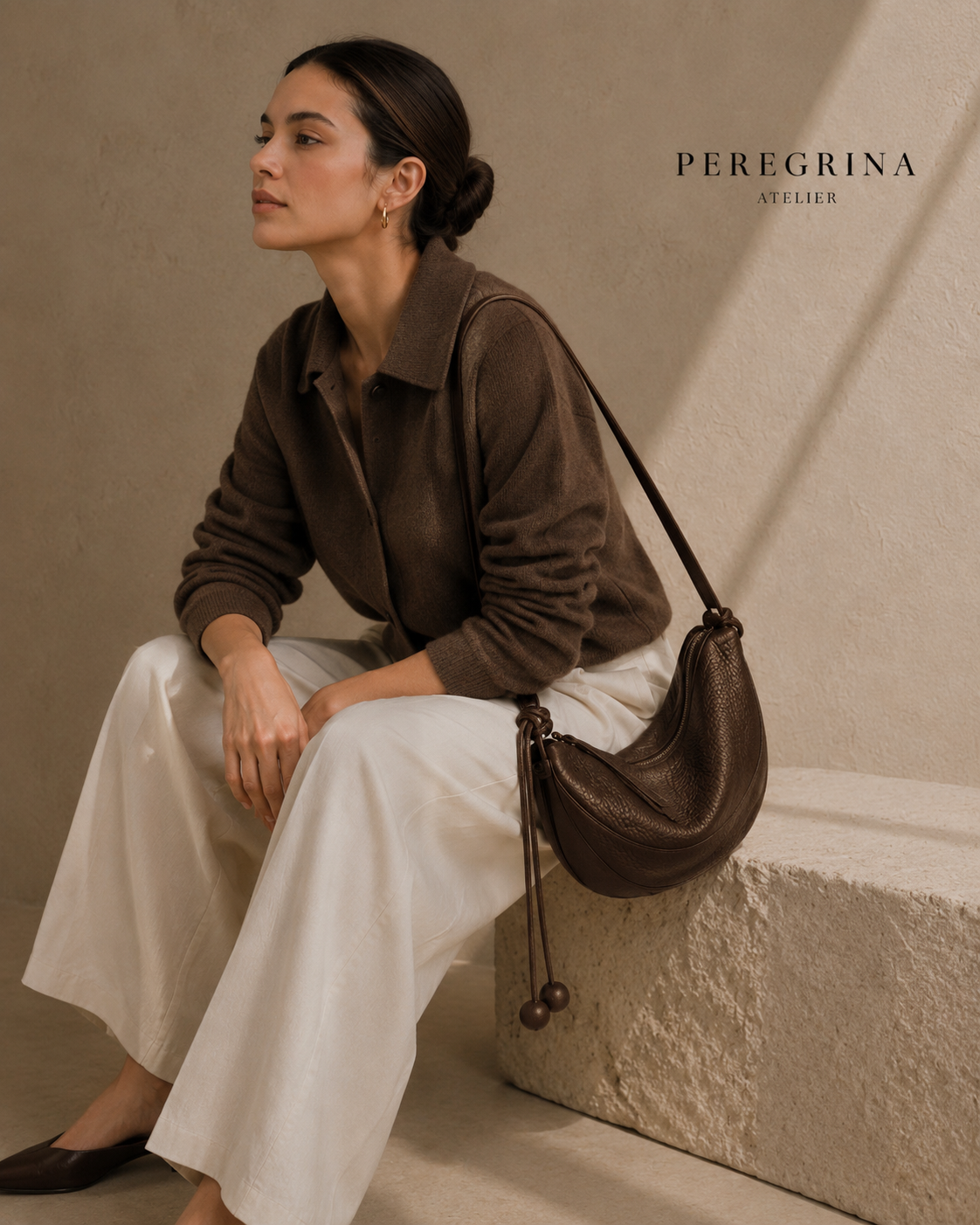 CORALIE MARRÓN Peregrina Atelier