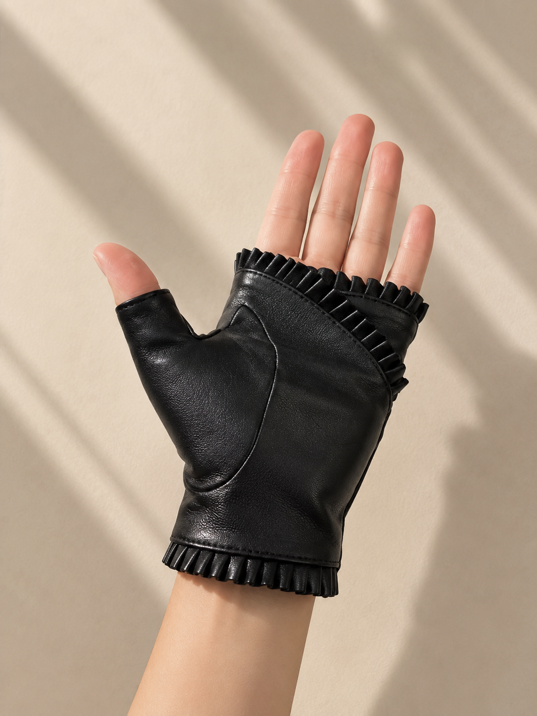 Guantes de Piel de Oveja Sin dedos