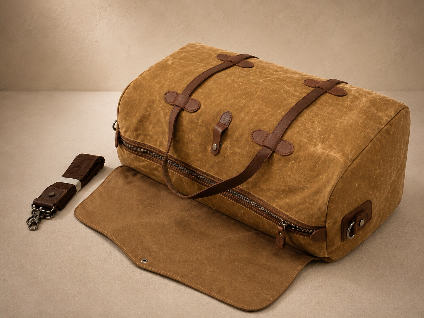 Bolso Bristol Expedition Caqui