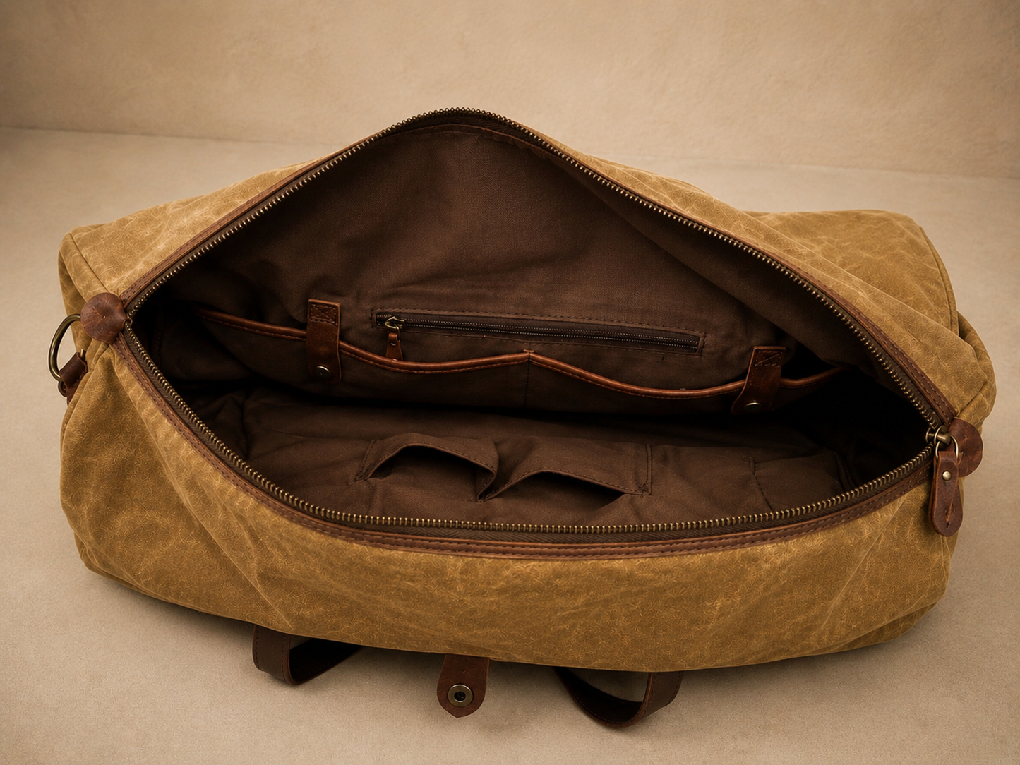 Bolso Bristol Expedition Caqui