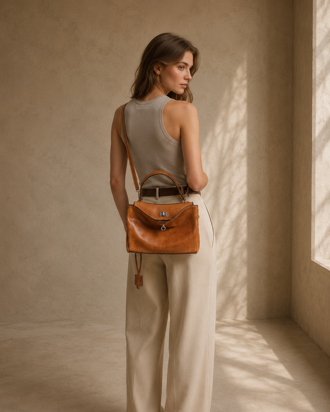 CAMILLE SMALL CAMEL Peregrina Atelier