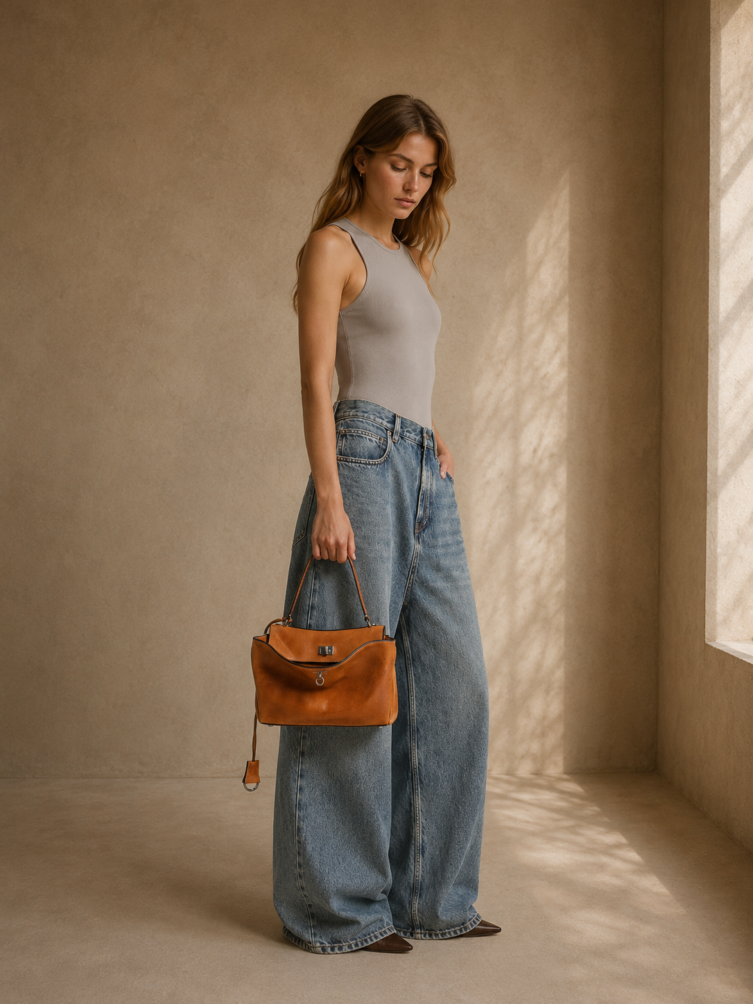 CAMILLE SMALL CAMEL Peregrina Atelier